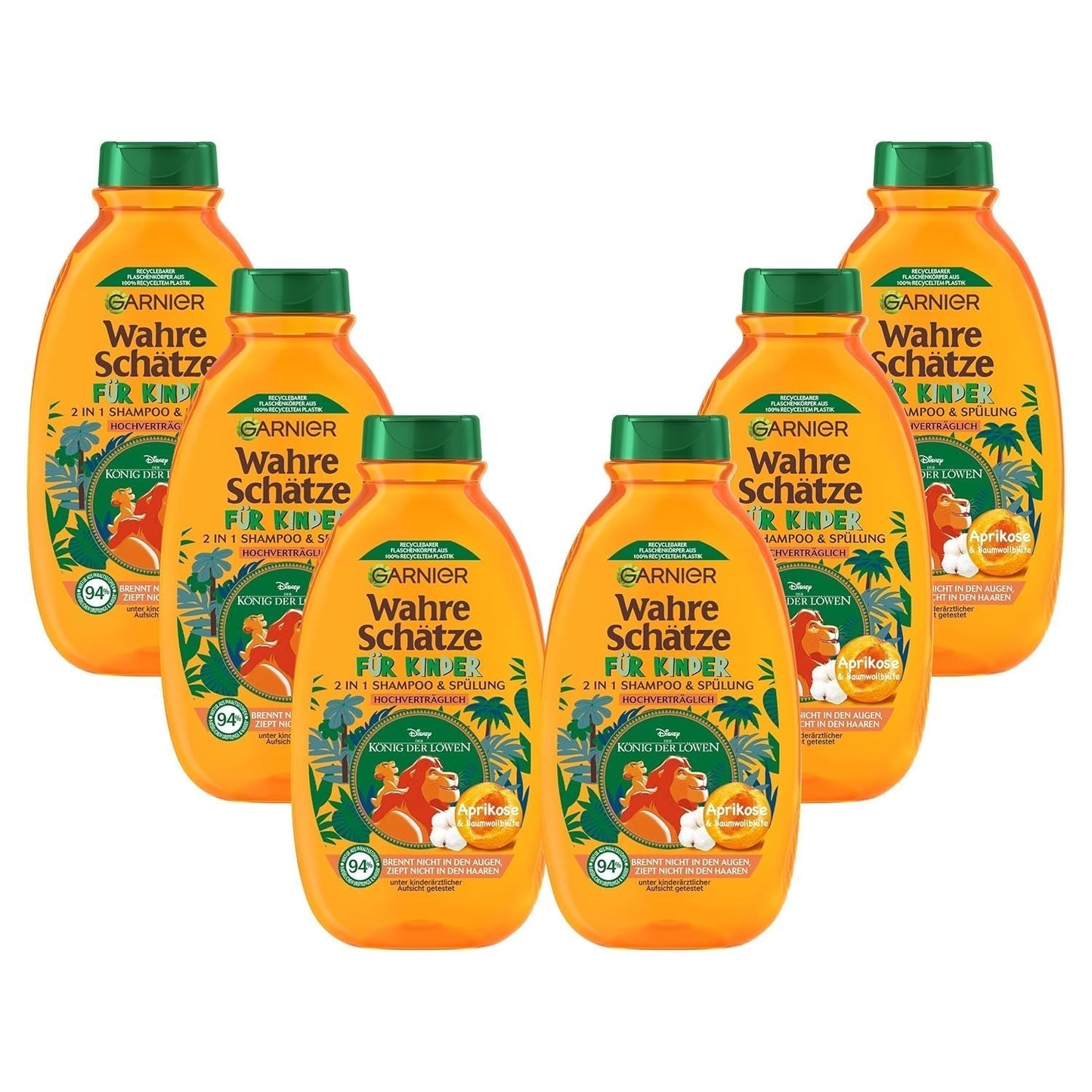 Garnier Shampoing pour enfants, pour cheveux sensibles et faciles à coiffer, aux fleurs d'abricot et de coton Douche et bain Garnier Default Title
