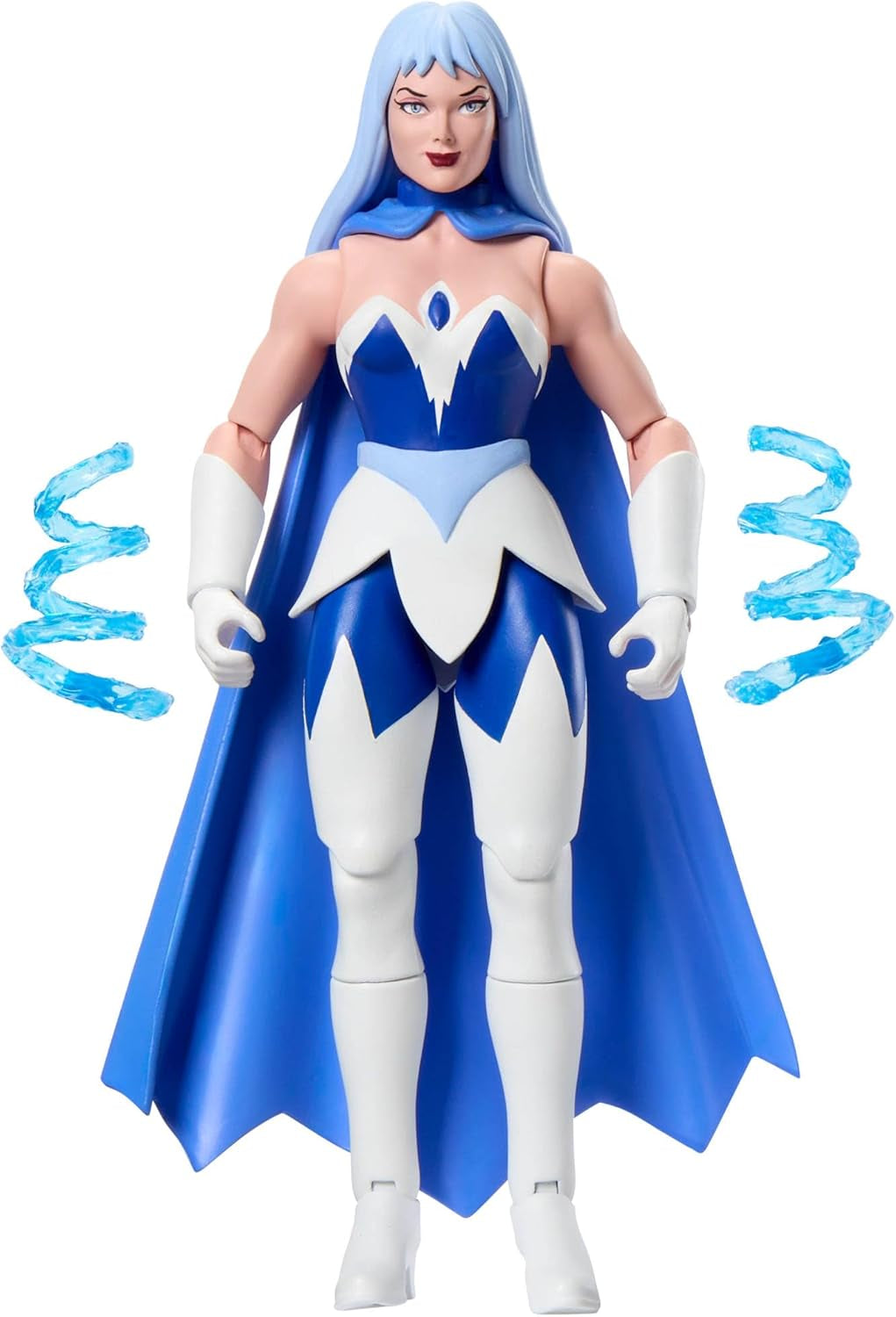 Figurine d'action Cartoon Collection Masters of the Universe Origins Frosta, d'environ 14 cm de haut, de la série télévisée des années 1980, princesse du pouvoir avec force de glace, design détaillé et cape, JBM87 Figurines Naty Shop