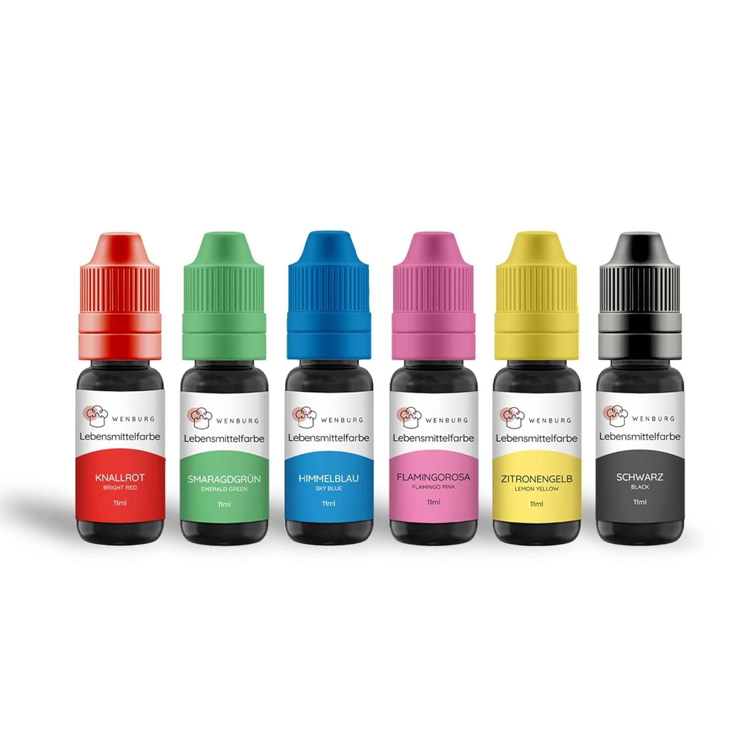 Colorant alimentaire Wenburg, pailleté, 11 ml, concentré, fabriqué en UE, liquide. Pour colorer la pâte, les boissons, les arômes, le slime - Colorant alimentaire à paillettes dorées - Colorant à gâteau doré - Paillettes dorées