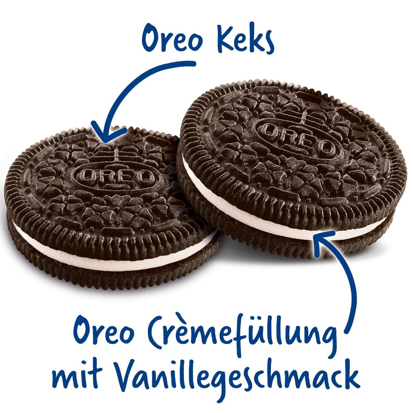 OREO Original - Biscuits croquants au cacao et délicieuse garniture à la crème au goût de vanille - 32 x 44g