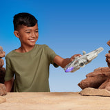 Star Wars Micro Galaxy Squadron SWJ0332 - Véhicule Officiel Millennium Falcon 22,5 cm avec Lumières, Sons et Figurines Naty Shop
