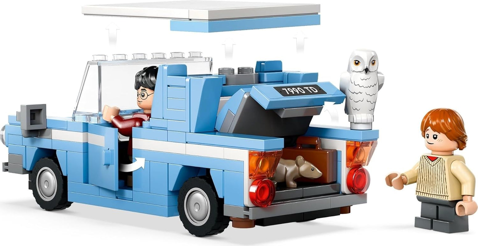 LEGO Harry Potter Flying Ford England jouet de construction voiture pour enfants cadeau pour garçons, filles et tous les fans à partir de 7 ans ensemble avec 2 mini figurines dont Ron Weasley jeu de rôle 76424 ensembles de construction Besuche den LEGO-Store