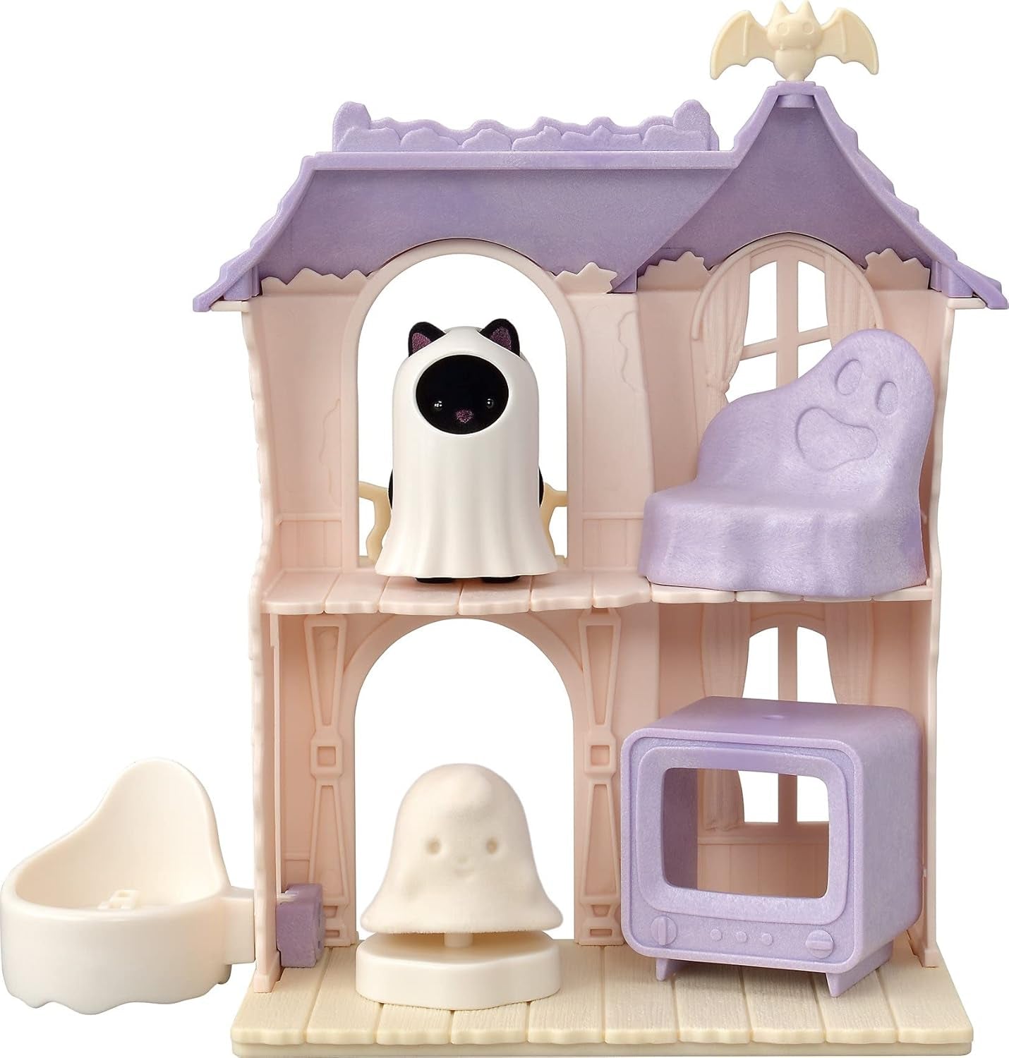 Sylvanian Families 5542 Maison hantée effrayante - Ensemble de jeu pour maison de poupée Dollhouses Naty Shop
