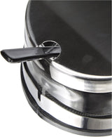 Shaker classique, 250 ml, avec cuillère, acier inoxydable, argent/transparent, 13 x 10 x 9 cm, 2 pièces
