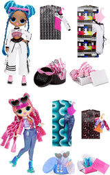 LOL Surprise OMG Fashion Doll 2er-Pack ROLLER CHICK & CHILLAX - Poupées exclusives avec 40 Überraschungen inkl. Tenues et accessoires - Ensemble de jeux 2 en 1 - Série 3 - Pour les enfants à partir de 4 ans