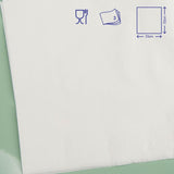 Serviettes en papier Renova, Art de la table, 50 serviettes de qualité supérieure, 3 épaisseurs