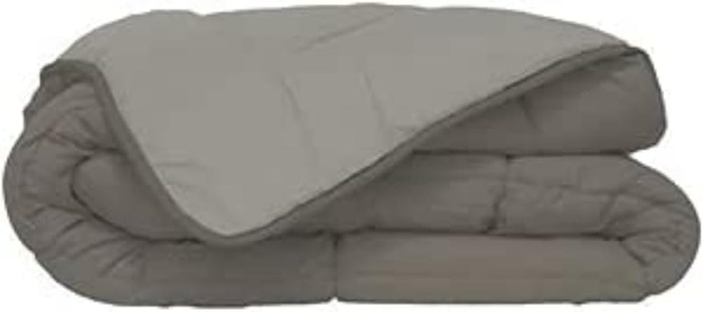 Couette CALGARY Chocolat/Corail 140 Couettes et couettes Naty Shop 260X240X1 cm