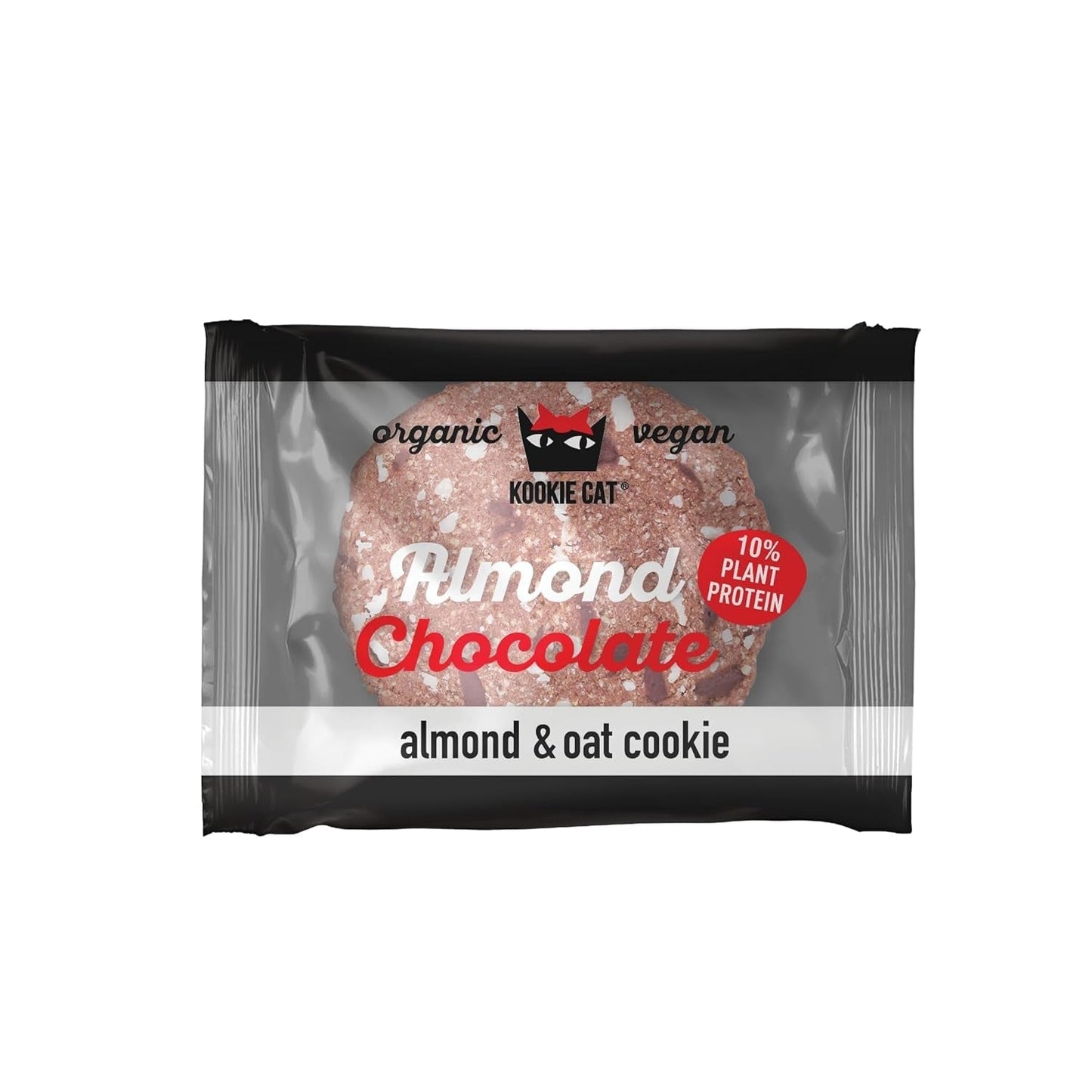 Amande et chocolat – Biscuits végétaliens emballés individuellement, sans gluten, sans soja, bio, amande et avoine – 12 x 50 g Multipack (lot de 2)