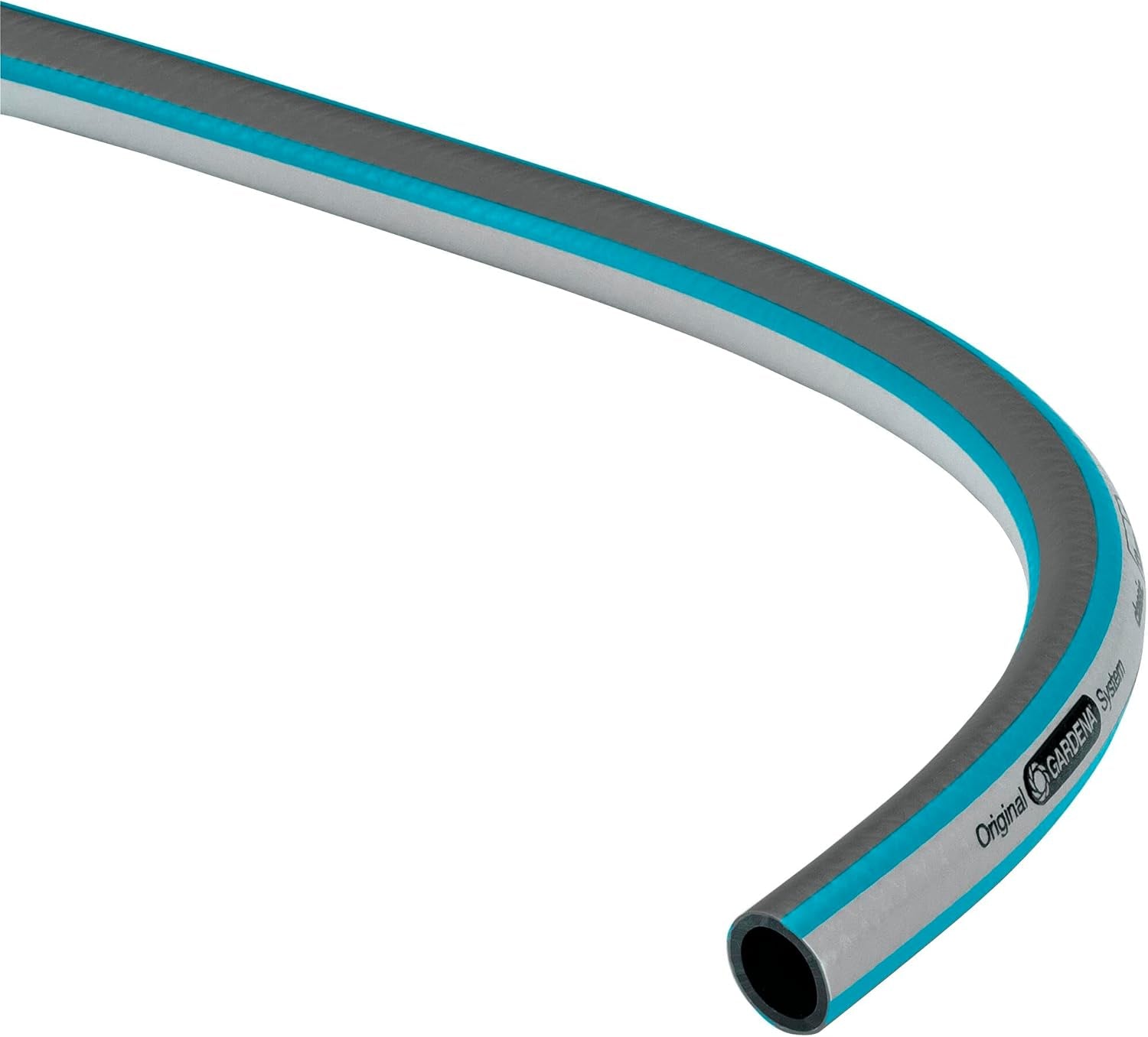 Tuyau Gardena Classic 19 mm (3/4"), 20 m : Tuyau d'arrosage universel en tissu robuste, tissé en croix, pression d'éclatement de 22 bars, résistant aux UV, sans composants du système, garantie 12 ans (18022-20)
