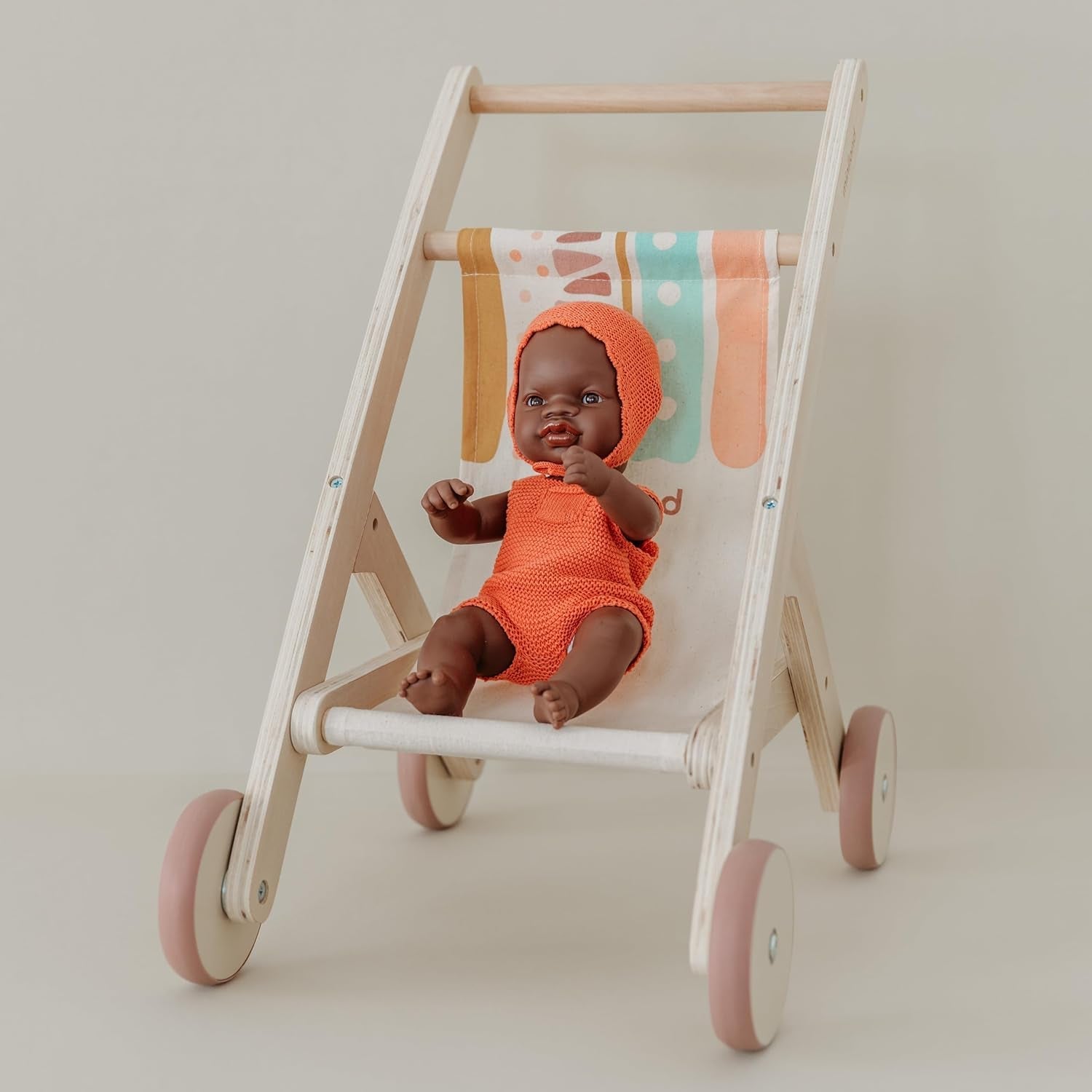 Miniland Baby poupée, garçon africain, 32 cm, anatomiquement correcte