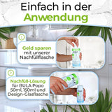 Flacon de recharge BULA® Popo (750 ml) JUSTE POUR RECHARGER nos flacons de 150 ml et 50 ml ! | Remplace jusqu'à 1 000 lingettes ! | Avec des ingrédients d'origine naturelle