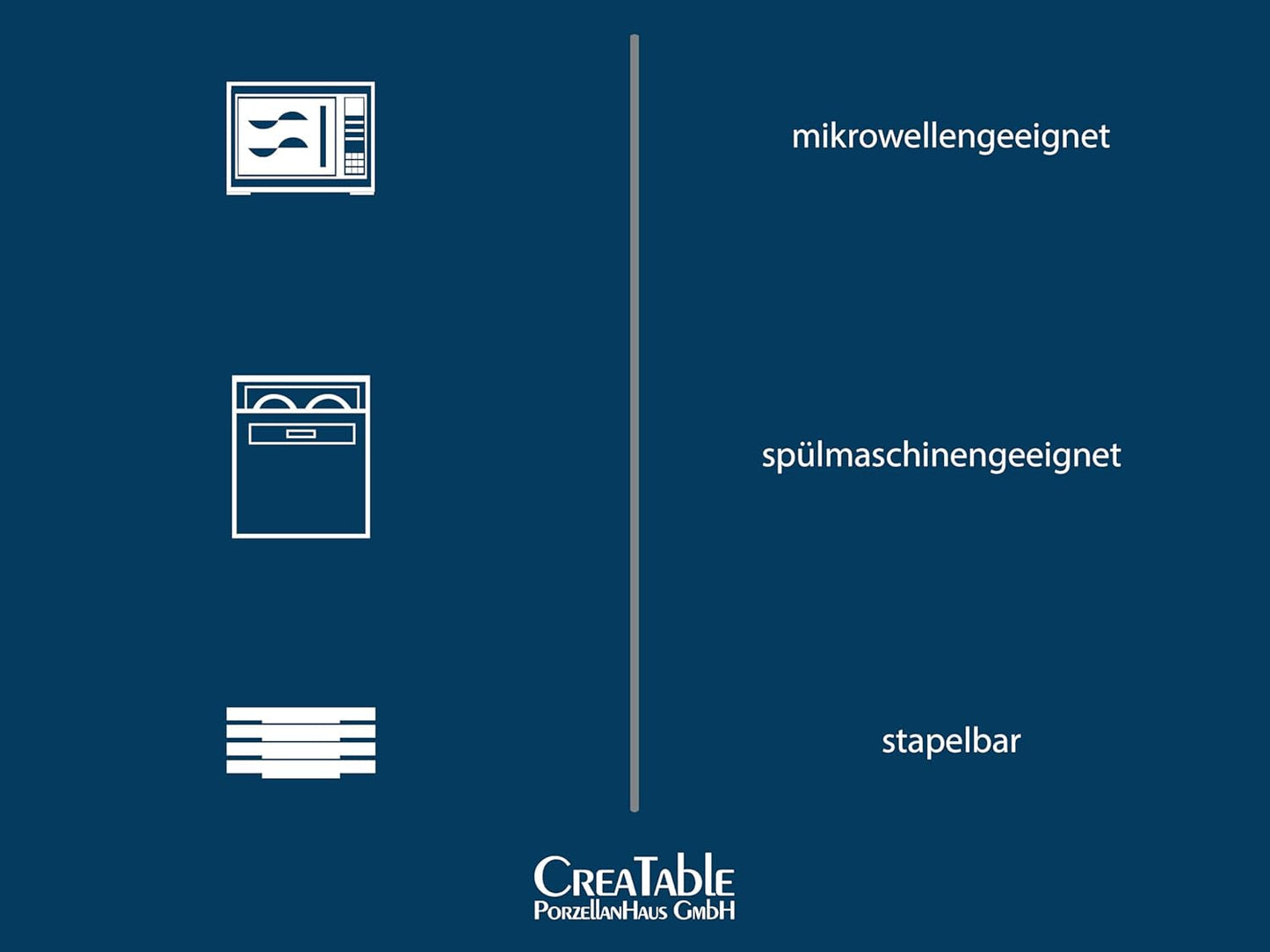 Creatable, série Caldera, service de table en grès allant au lave-vaisselle et au micro-ondes, fabrication de qualité (ensemble combiné vert 8 pièces)