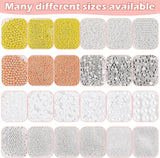 2 boîtes de strass pour Nail Art, avec pinces à épiler, perles à dos plat, breloques pour ongles, avec strass, perles en acier inoxydable pour décoration de ongles