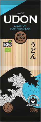 Nouilles de blé biologiques Allgroo, Udon, CN-BIO-154-1 x 300 g