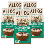 Muesli proteic neîndulcit Allos | Muesli organic | Fulgi de ovăz | Cereale pentru micul dejun | Vegan (5 x 450g), 1 bucată (pachet de 5)