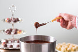 Reber Mozart Balls - Sachet de Confiserie de 8 Pièces - Véritables Boules Reber Mozart Chocolat Noir, Massepain & Nougat - 1 x 160g