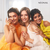 NÉONAIL Nail Art Flowers Set - Trockenblumen - Getrocknete Blumen - Nageldesign Zubehör - Nageldekorationen - Getrocknete Blüten - Décoration d'ongles - Gelnägel Zubehör - 3 Farben - Rosa, Lila, Orange