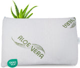Oreiller orthopédique Maxxgoods Oreiller de soutien cervical en mousse de gel viscoélastique avec housse de protection à l'aloe vera et housse intérieure 100 % coton - Oreiller pour dormeurs sur le ventre, le dos et les côtés (42 cm x 70 cm x 12 cm) Naty Shop Oreillers orthopédiques cervicaux 50 x 30 x 5 cm