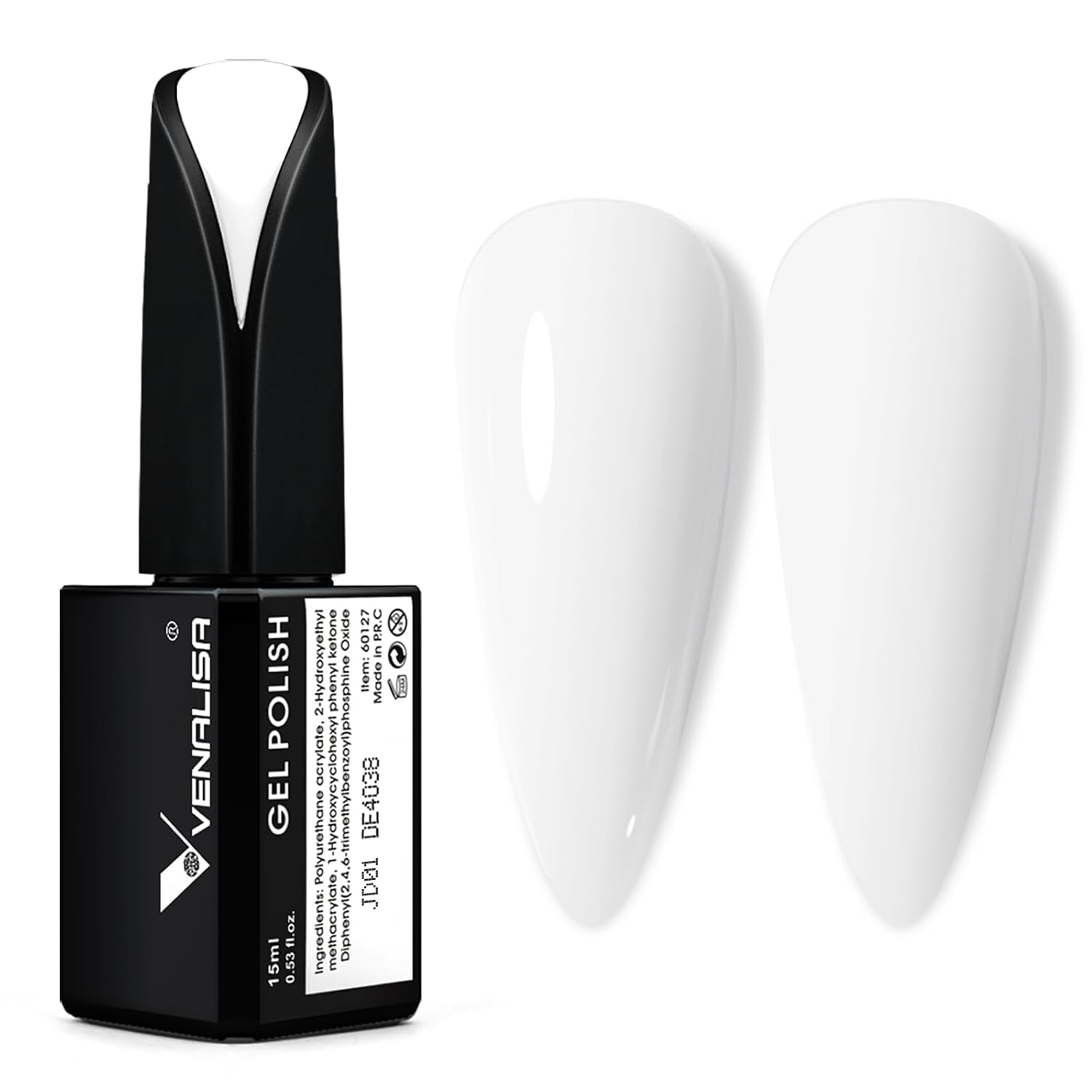 VENALISA Vernis à ongles UV orange corail 15 ml Vernis à ongles gel pour lampe à ongles UV Modèles de vernis à ongles gel orange corail transparent pour la conception des ongles à faire soi-même