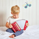 Janod - Accordéon Gioia - Instrument de musique pour enfants - Jeux de rôle et éducation musicale précoce - Avec sangle - Dès 3 ans, J07654 Jucarii Bebe Naty Shop