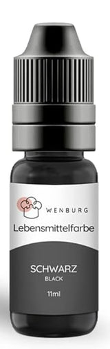 Colorant alimentaire Wenburg, pailleté, 11 ml, concentré, fabriqué en UE, liquide. Pour colorer la pâte, les boissons, les arômes, le slime - Colorant alimentaire à paillettes dorées - Colorant à gâteau doré - Paillettes dorées