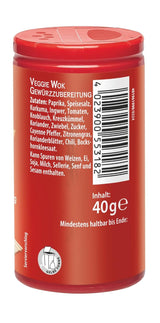 Bamboo Garden - Veggie Wok Mix Préparation | Ingrédients végétaliens et naturels | 40 g dans la dose