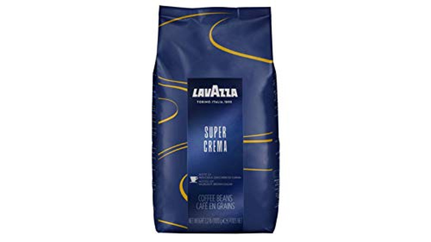 LAVAZZA Espresso SUPER CREMA Aromatique 8x 1000g (8000g) - grains de café torréfiés