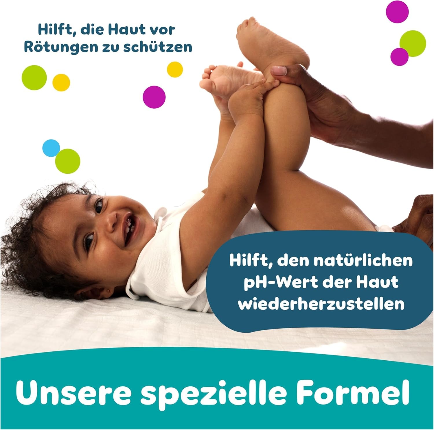 Lingettes humides Pampers Fresh Clean, 12 paquets de 52 lingettes, 624 lingettes au total, parfum léger, convient également aux mains et au visage