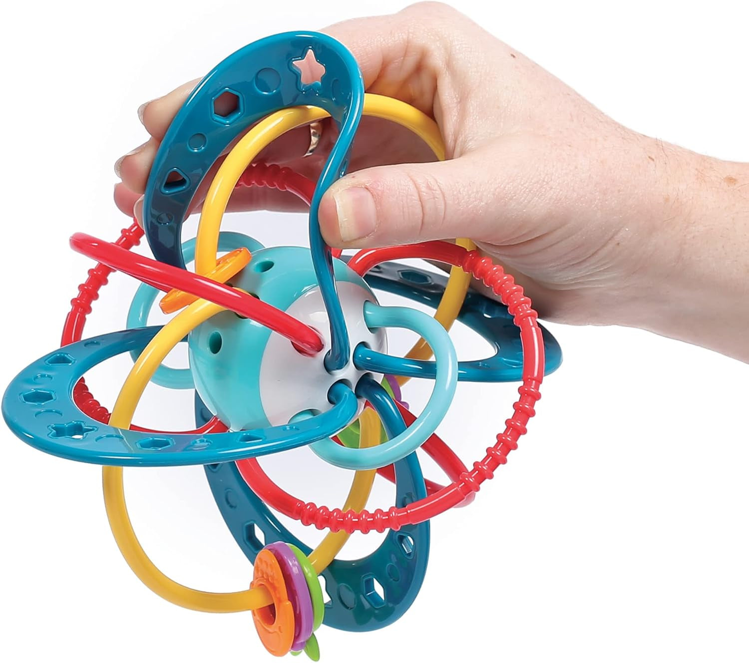 LUDI - Planète Cloche - Jouet pour enfant - Dès 3 mois - Couleurs vibrantes, textures différentes et forme originale - Favorise la motricité fine et la dextérité Bebe Naty Shop Jouets