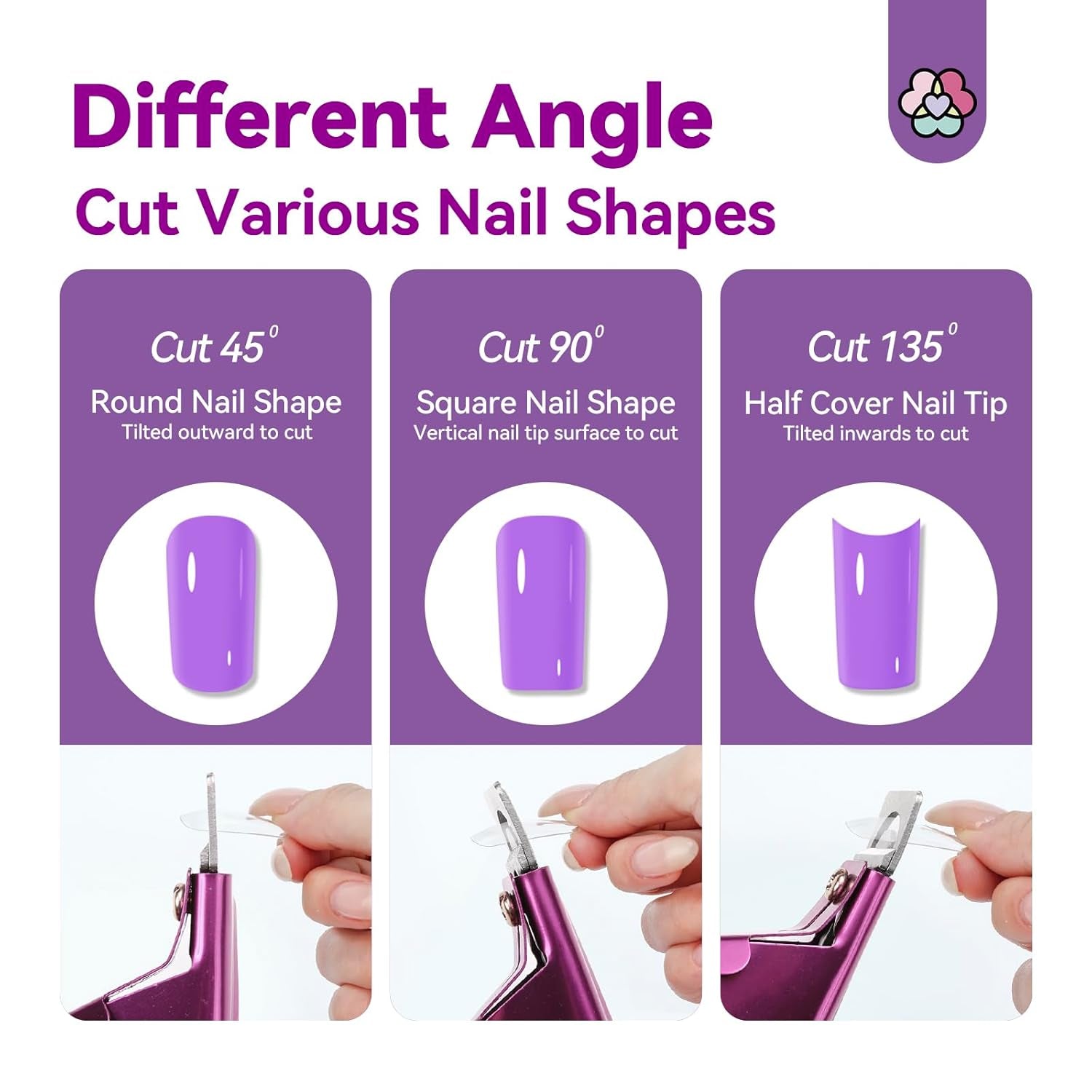 Saviland Coupe-Ongles Manucure avec 15 Aimants, Coupe-Ongles en Gel Coupe-Ongles Manucure pour Ongles Artificiels Ongles en Gel Ongles Acryliques Faux Ongles (Rouge Rouge)