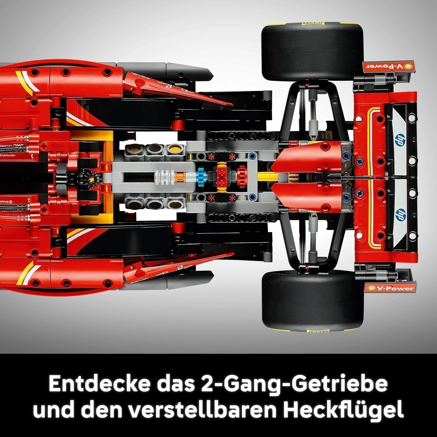 LEGO Technic Ferrari SF-24 F1 Race Car - Modèle réduit de voiture pour adultes - Ensemble de collection Formule 1 - Moteur V6, boîte de vitesses, direction et DRS à l'échelle 1:8 - Cadeau pour les fans de sports mécaniques et de voitures de course 42207 Jeux de construction Beuche den LEGO-Store