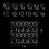 Bandes adhésives transparentes pour ongles, 360 pièces, colle Double face, décoration de manucure à faire soi-même