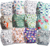 Littles and Bloomz FLP2-0406 Couche réutilisable à clip standard, 4 couches