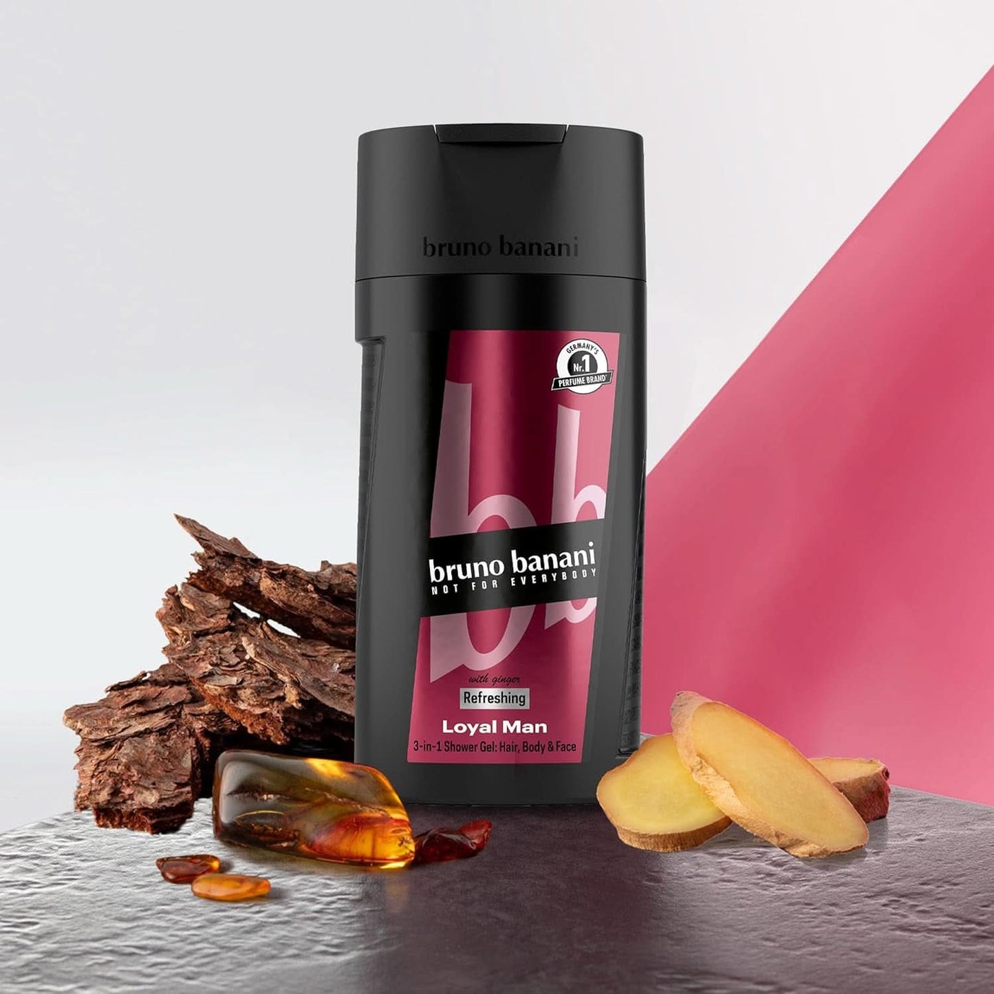 Bruno Banani Loyal Man gel douche 3 en 1 corps, cheveux et visage, homme, 250 ml Douche et bain Naty Shop