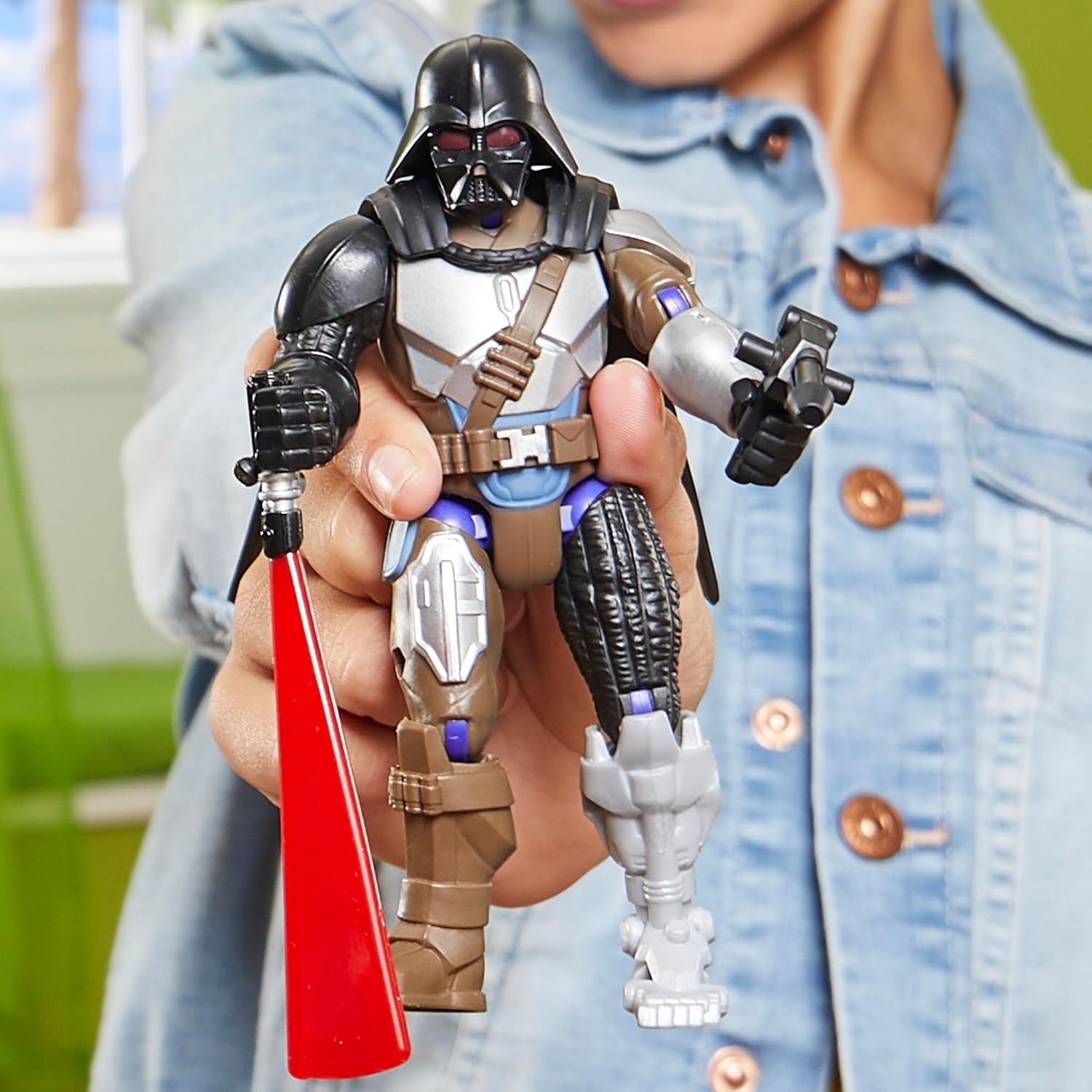 Star Wars Mixmashers Dark Vador Figurine d'action et accessoires personnalisables Mix-And-Match Deluxe Figurines Naty Shop