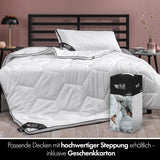 Oreiller 80X80 Cm - Design 2 en 1 - oreiller dans oreiller - grand oreiller de couchage respirant et lavable et 100% vegan - 2 oreillers 3 options - oreiller avec garnissage 600G & 1200G Oreillers standards Naty Shop