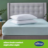 Lot de 2 oreillers doux antiallergiques Silentnight Oreiller de soutien en plumes doux idéal pour les dormeurs sur le devant et sur le ventre Hypoallergénique et lavable en machine Lot de 2 oreillers standard Naty Shop
