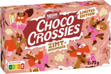 Nestlé Flocons croquants légers à la cannelle et amandes croquantes recouvertes d'un glaçage blanc fondant et d'une saveur de cannelle, paquet de 4 (2 x 75 g chacun)