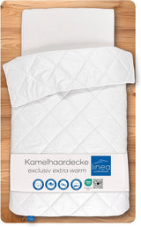 Couette exclusive, camel, blanc, 135 X 200 cm Naty Shop couettes et couettes 135 X 200 Cm