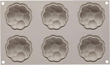 Silikomart, Moule pour gâteaux Tartufo en silicone, 8 Ports Simples, Ø 62 H 52 mm Cuisine Naty Shop Bollicine