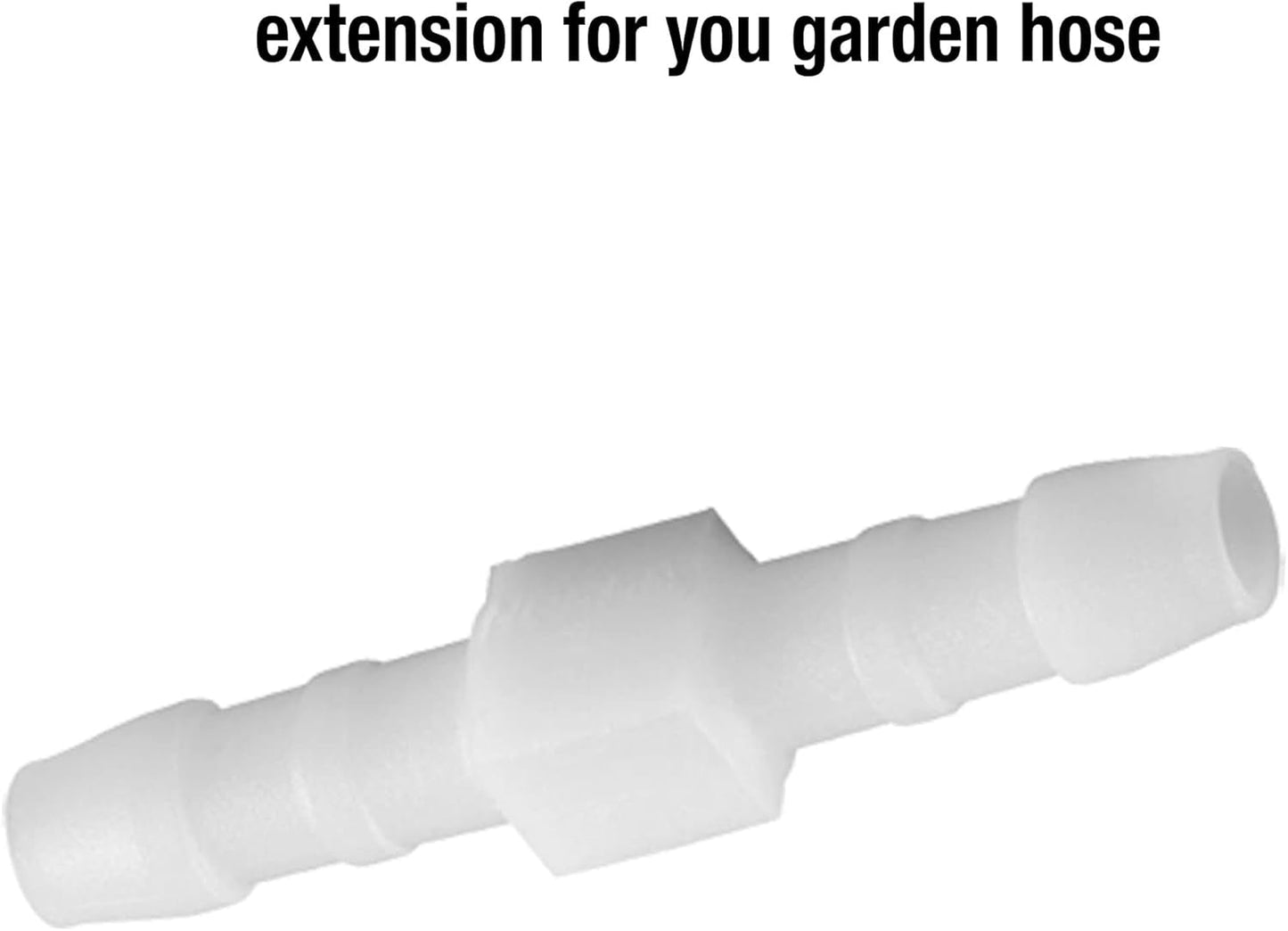 Connecteur de tuyau Gardena : accessoire en plastique pour réparer les tuyaux/rallonger les tuyaux de 10 mm (7293-20)