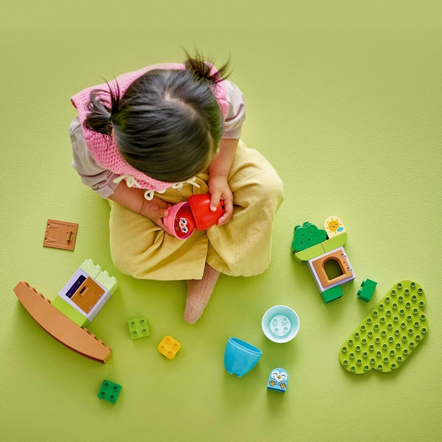 Arbre LEGO DUPLO à équilibrer et à empiler, jouet de développement, jeu de construction pour enfants à partir de 18 mois, jouet créatif pour enfants, jouet éducatif avec 2 oiseaux jouets 10440 Jeux de construction Besuche den LEGO-Store