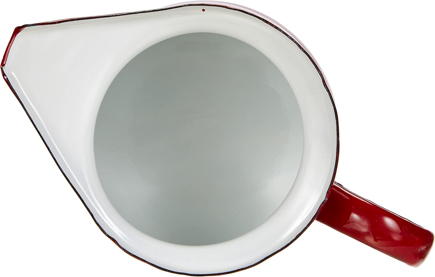910550 – Mug à lait rouge, capacité 0,50 litre.