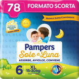 Couches Pampers Sun and Moon, unisexe, junior, taille 5 (11-25 kg), 120 couches