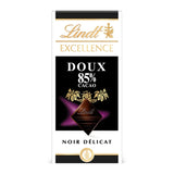 Chocolat Lindt | Barre EXCELLENCE 85% Cacao | 100g | Chocolat Extra Noir | Vegan Chocolate Bar