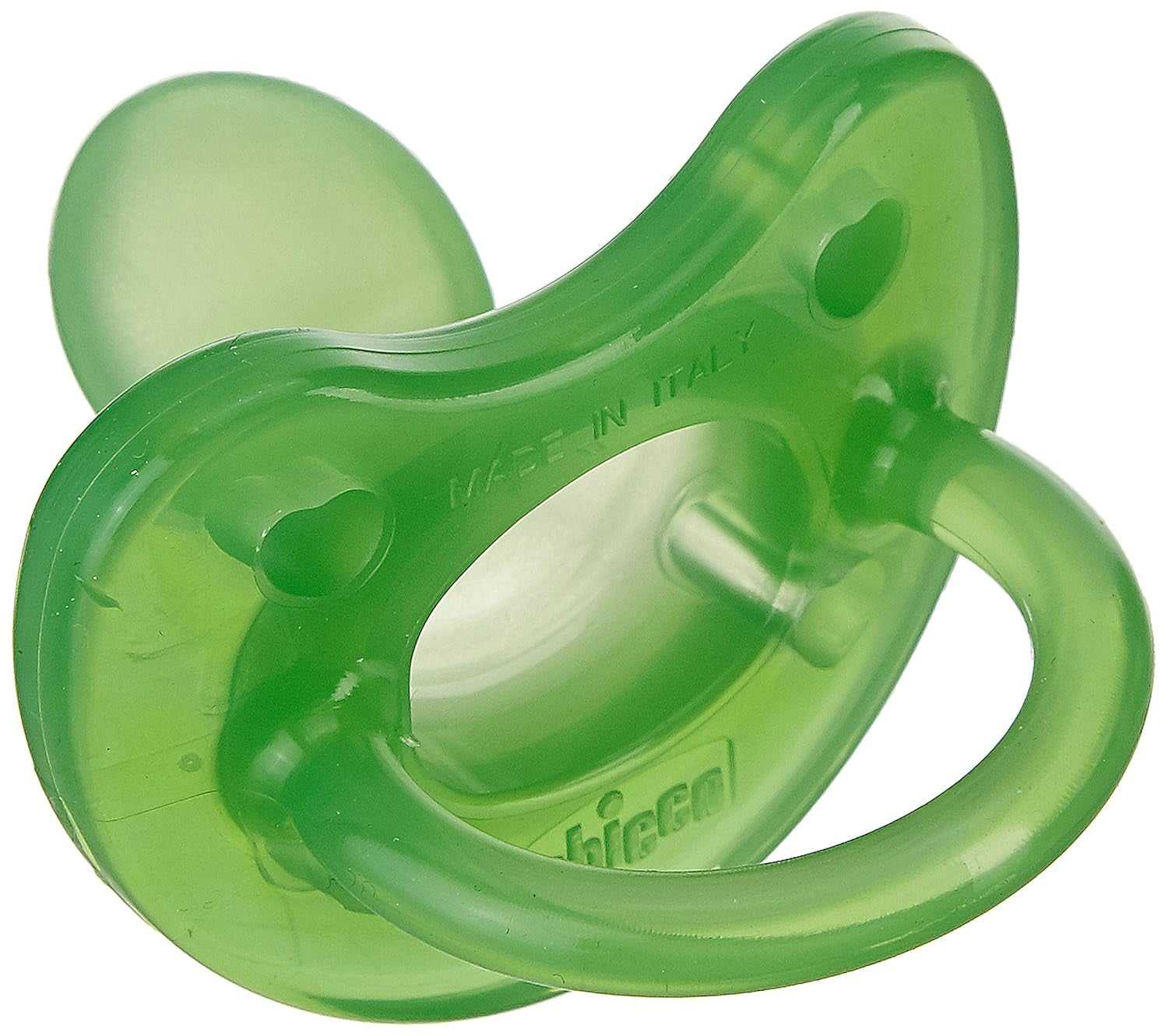 Sucette Chicco « Physio Soft », 12 mois+, silicone, 1 pièce, couleurs assorties