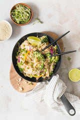 Fettuccine Konjac Noodles Bio Shirataki Diet-Food - 300g, faible en glucides, sans sucre, céto, végétalien, faible en calories, sans gluten et sans œufs, à base de farine de Konjac