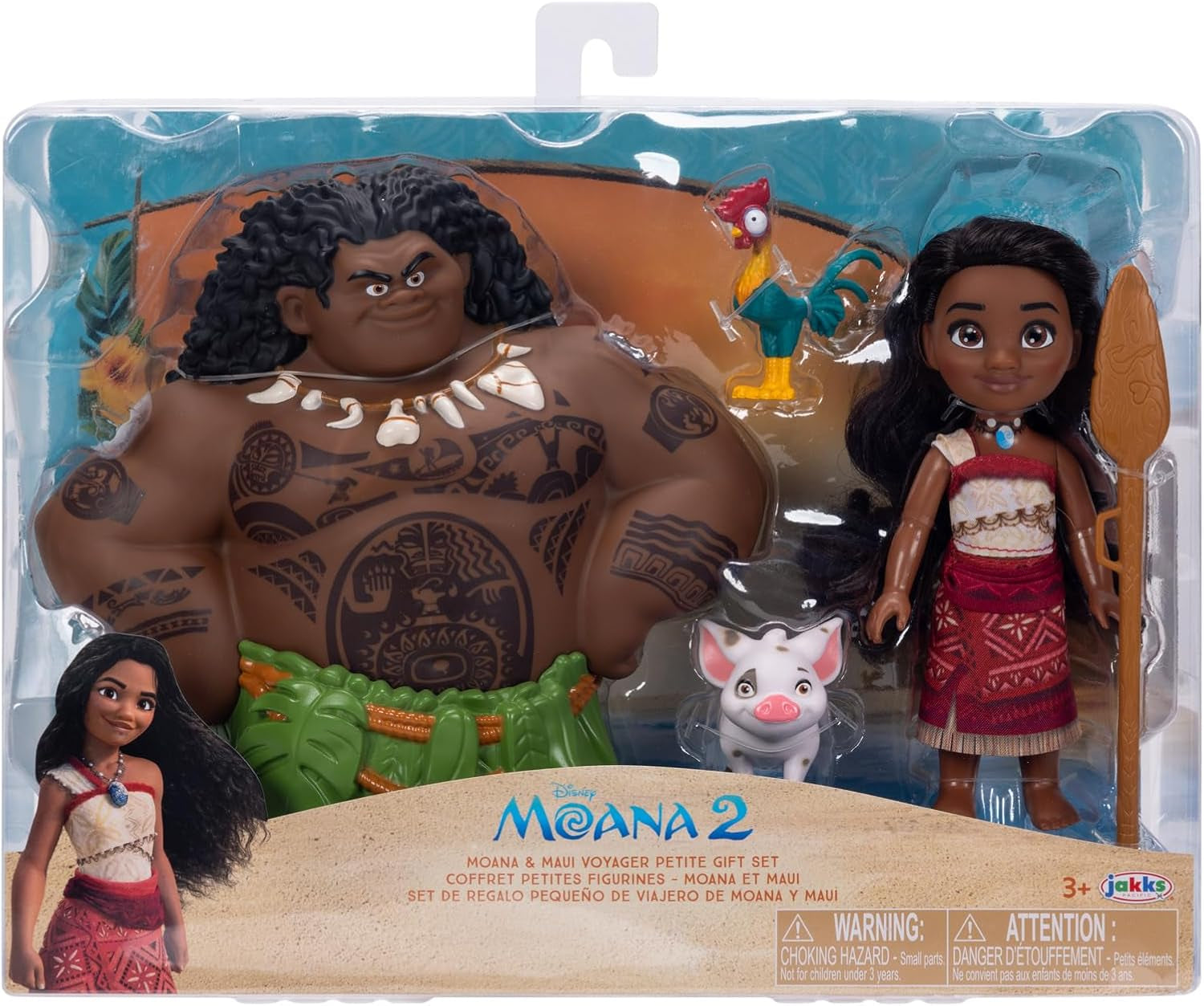 Vaiana 2 Coffret Cadeau Vaiana & Maui Poupées 15Cm Naty Shop