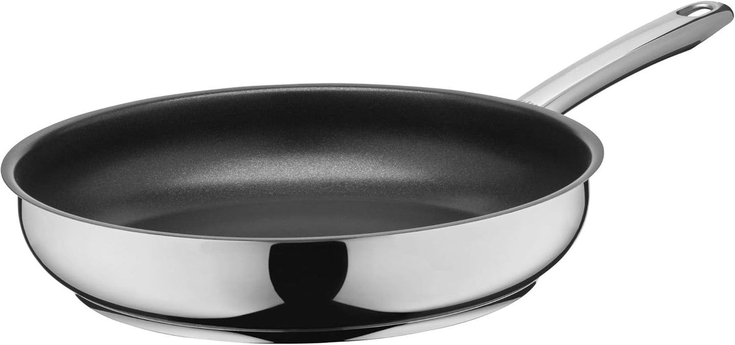 Poêle à induction Silit Calabria, poignée en acier inoxydable, casseroles et poêles allant au four Naty Shop Pan 28 Cm