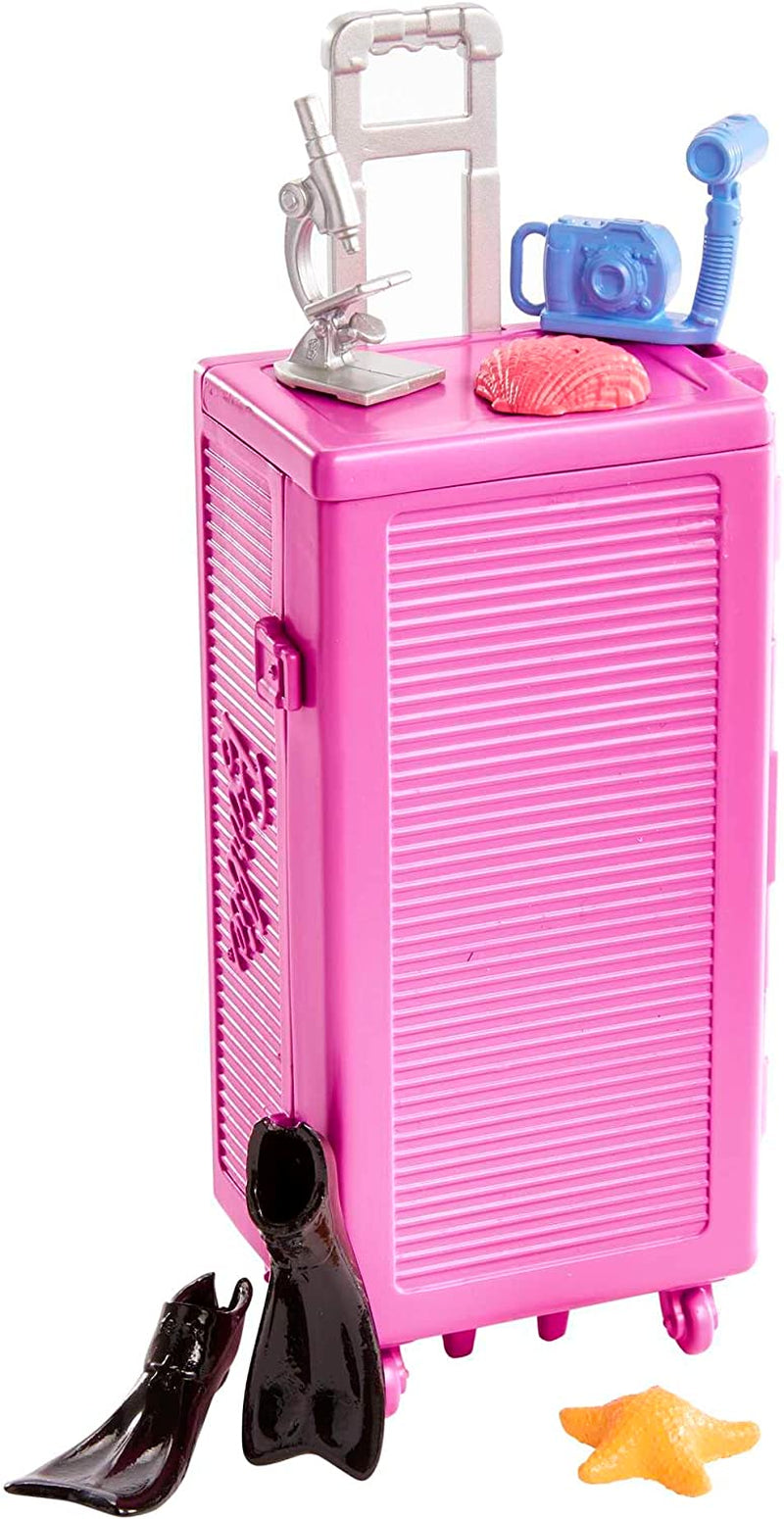 Barbie série You Can Be Anything, biologiste marin, 1x poupée aux cheveux blonds, maillot de bain, dauphin, accessoires, cadeau pour enfants, jouet à partir de 3 ans, HMH26